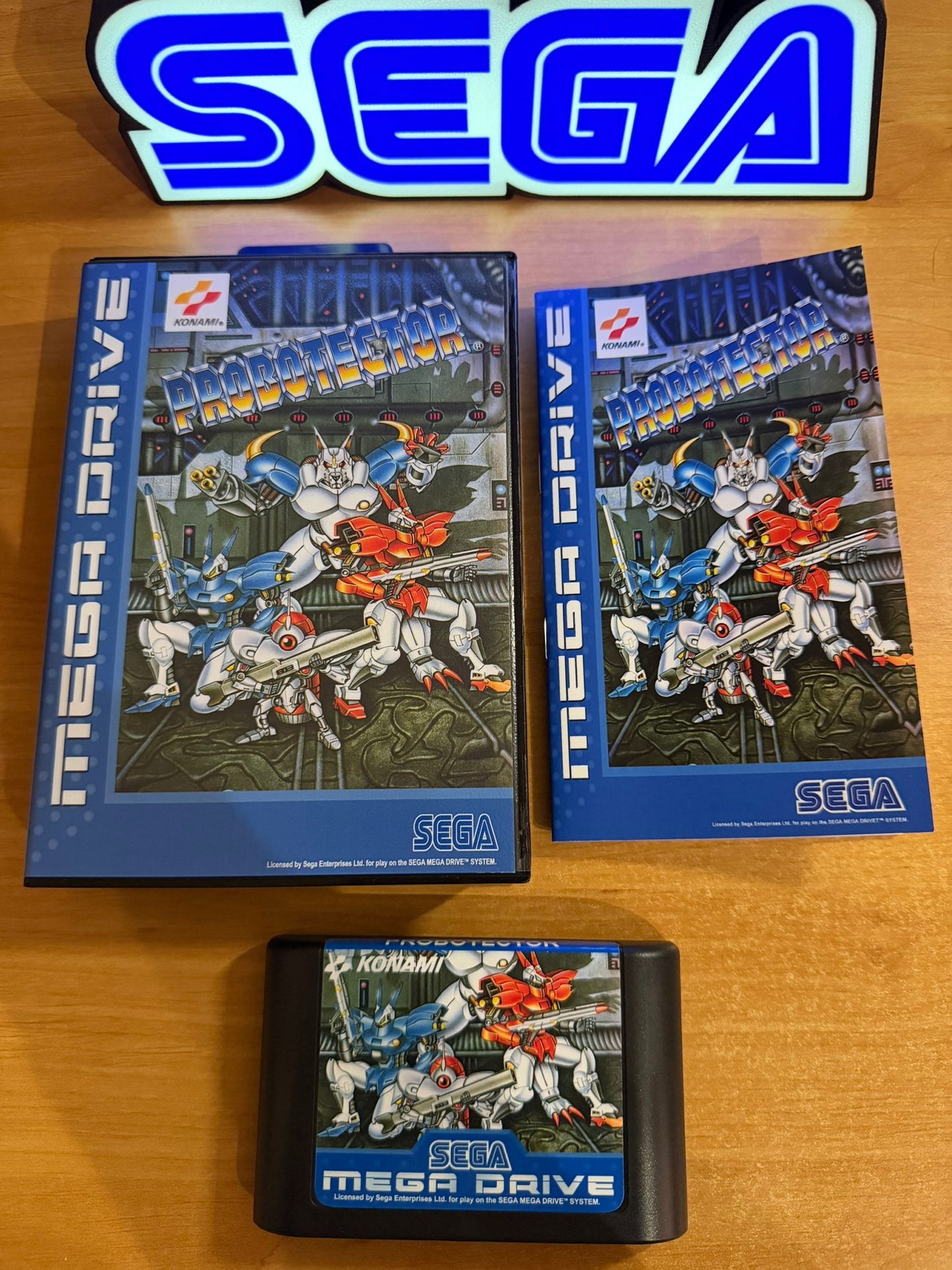 Sega Megadrive - Probotector - Complet (Reproduction)
