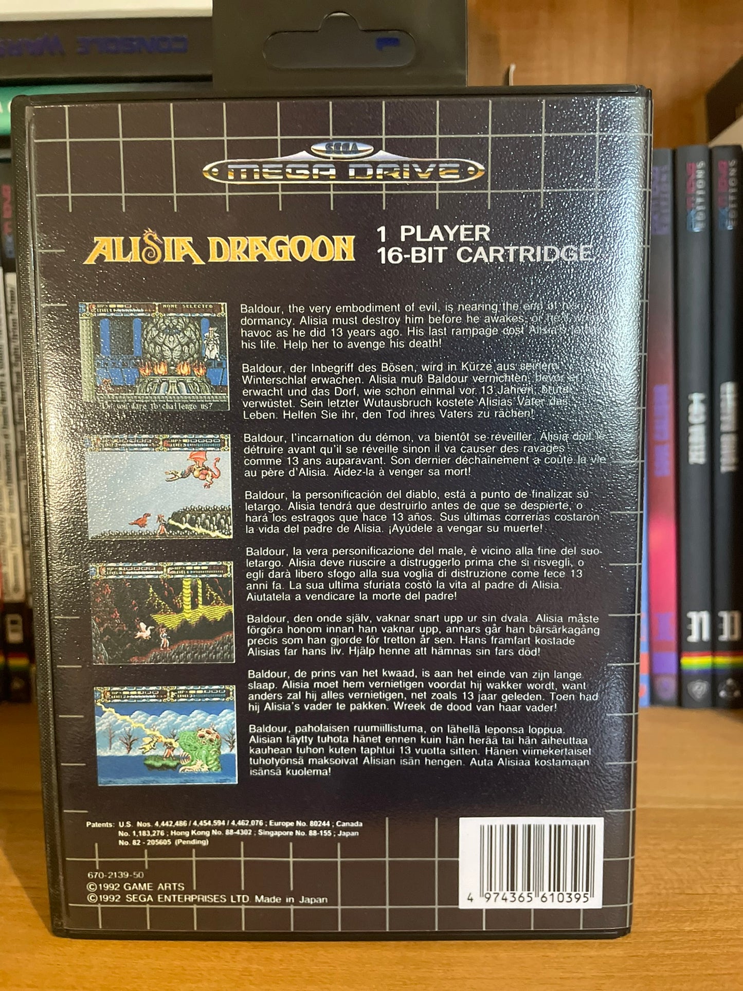 Sega Megadrive - Alisia Dragoon (Reproduction)