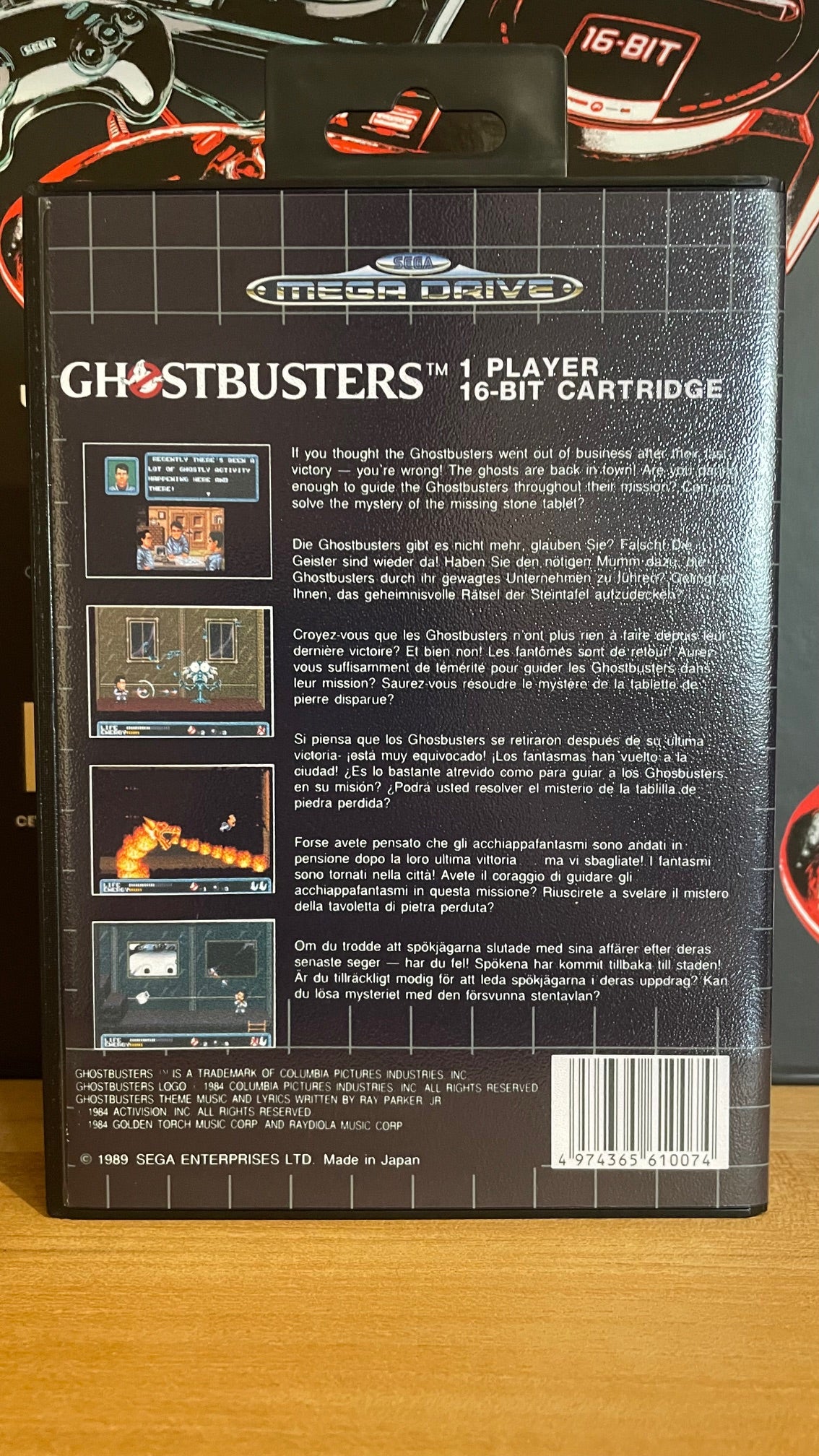 Sega megadrive - Ghostbusters (reproduction)