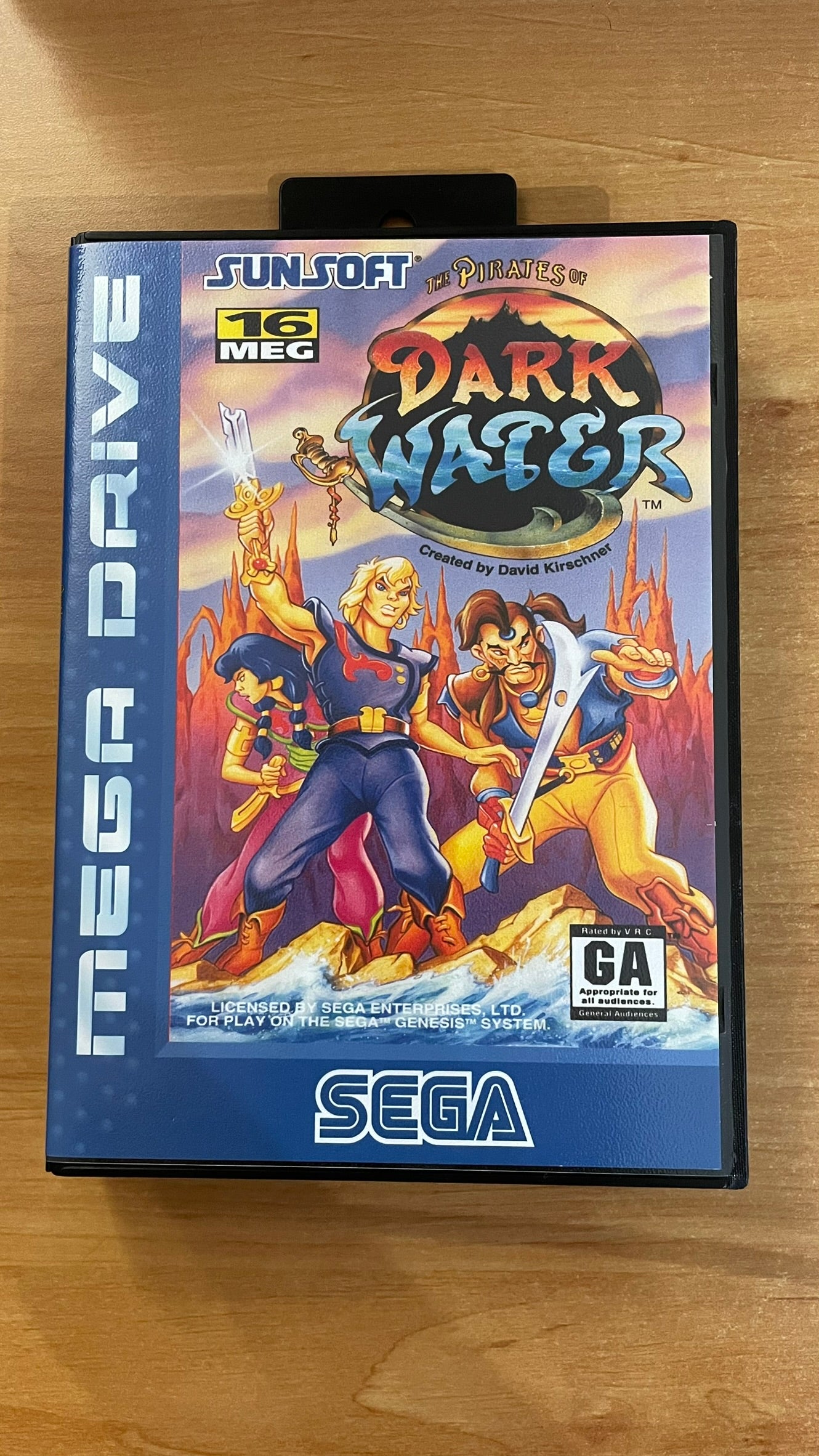 Sega MegaDrive - The Pirates of Dark Water (Reproduction)