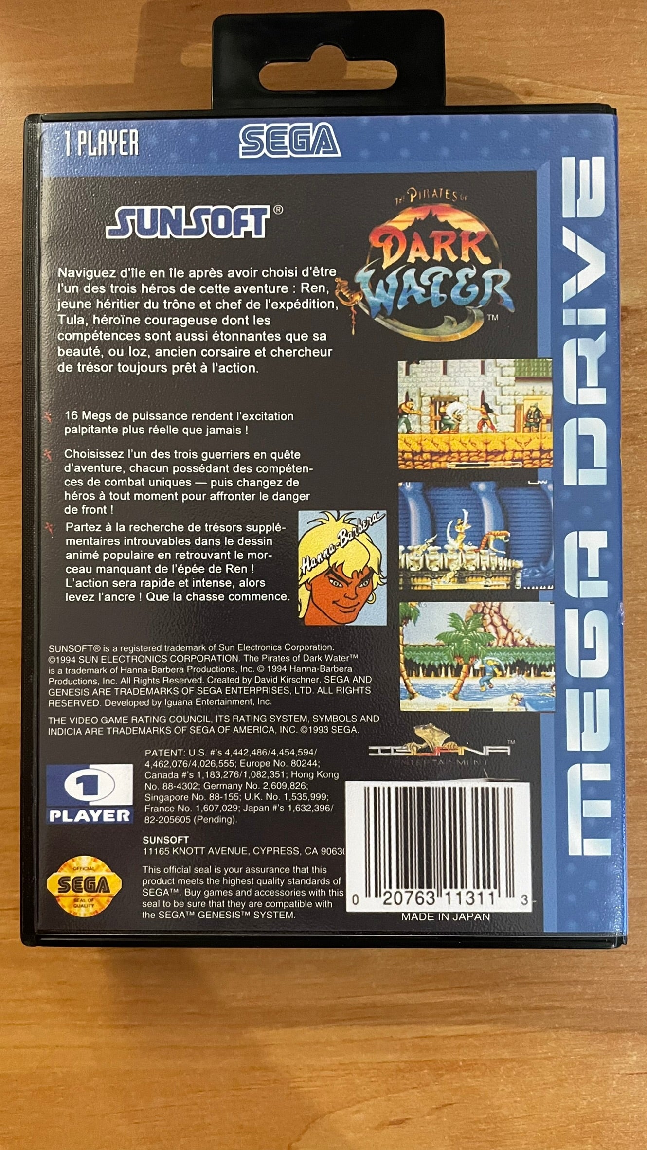 Sega MegaDrive - The Pirates of Dark Water (Reproduction)