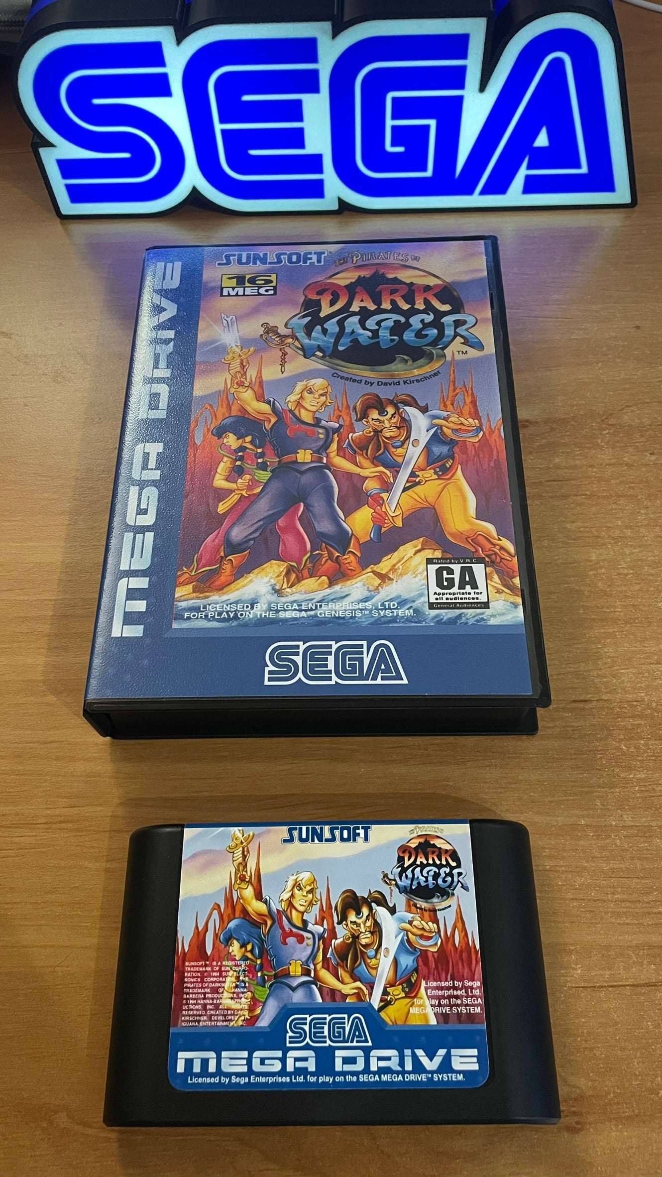 Sega MegaDrive - The Pirates of Dark Water (Reproduction)