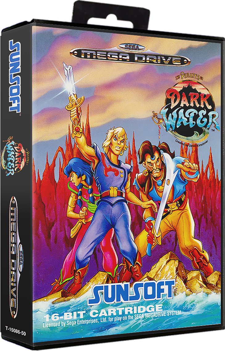 Sega MegaDrive - The Pirates of Dark Water (Reproduction)