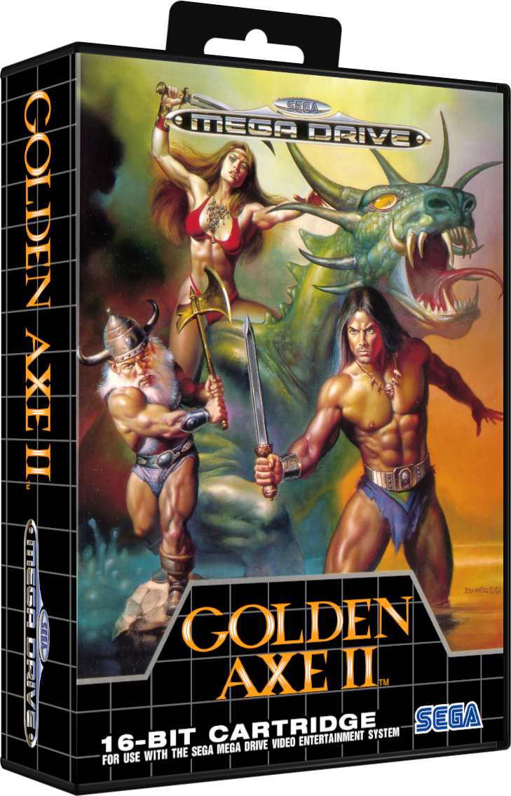Sega Megadrive - Golden Axe 2 (Reproduction)
