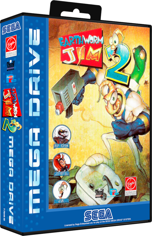 Sega Megadrive - Earthworm Jim 2 (Reproduction)
