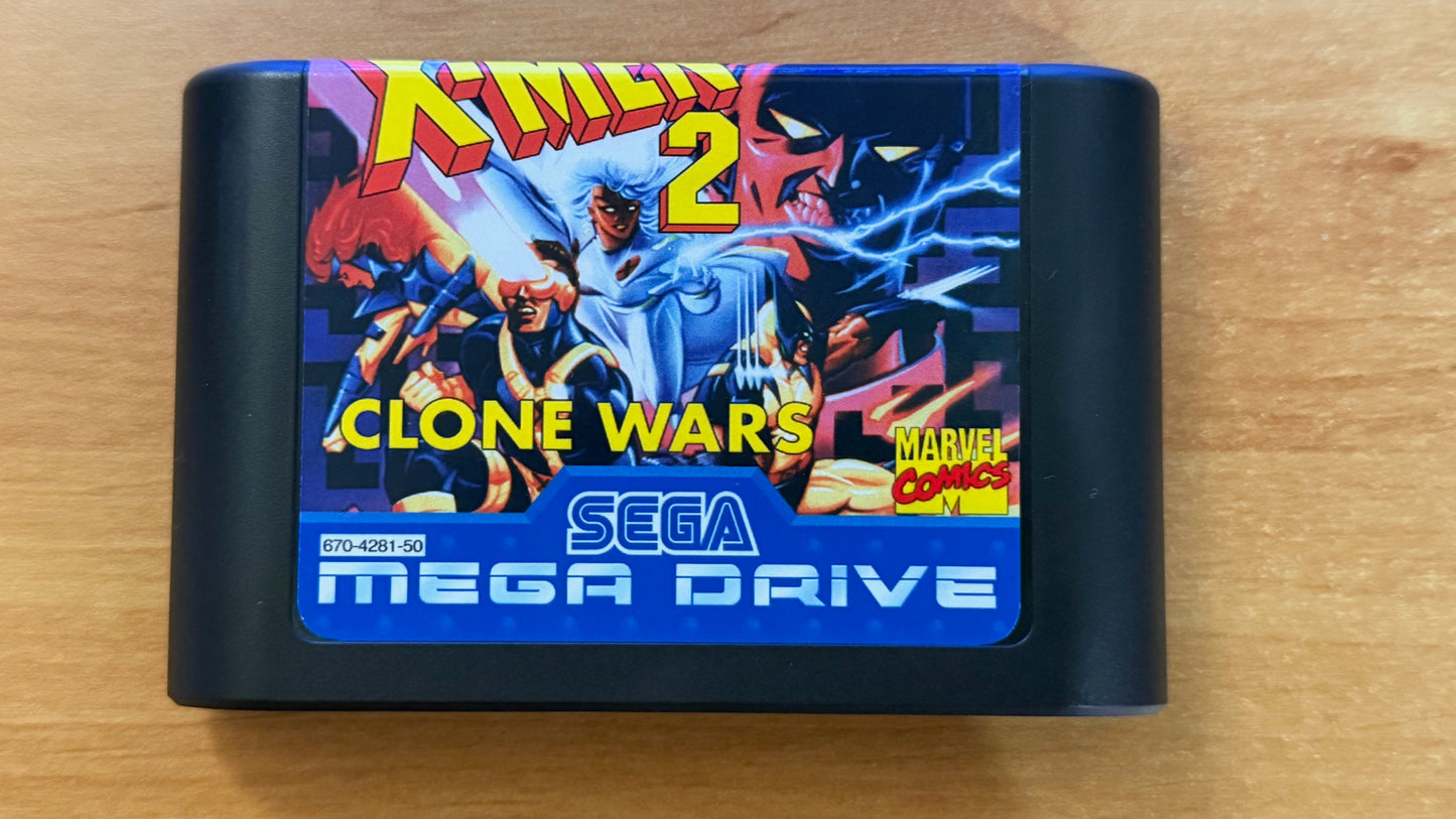 Sega Megadrive - Xmen2 - Clone Wars (Reproduction)