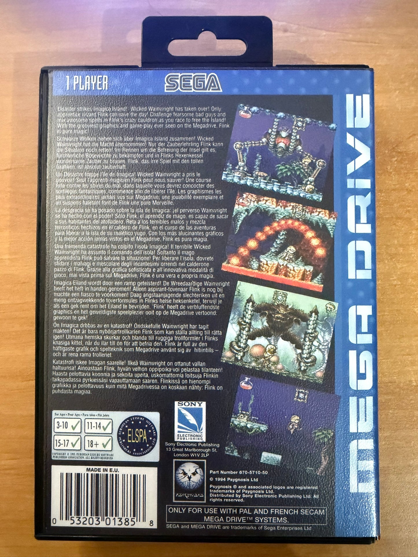 Sega Megadrive - Flink (Reproduction)