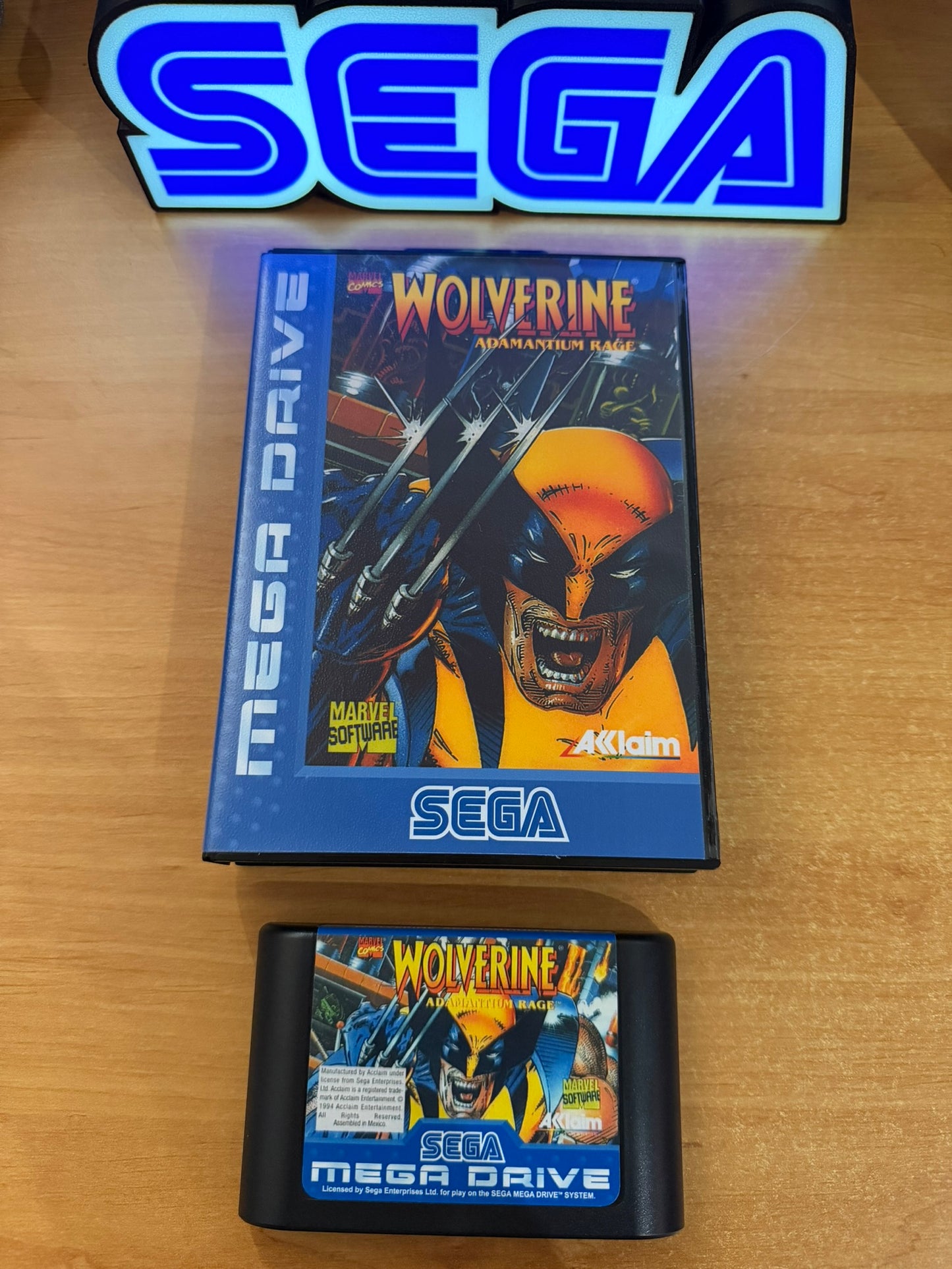 Sega Megadrive - Wolverine Adamantium (Reproduction)