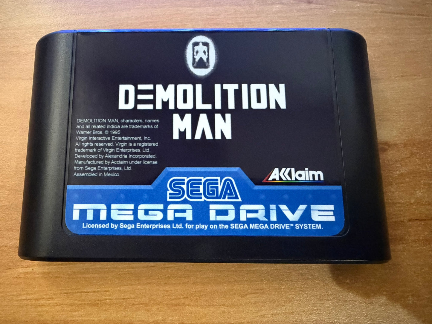 Sega Megadrive -demolition man (Reproduction)
