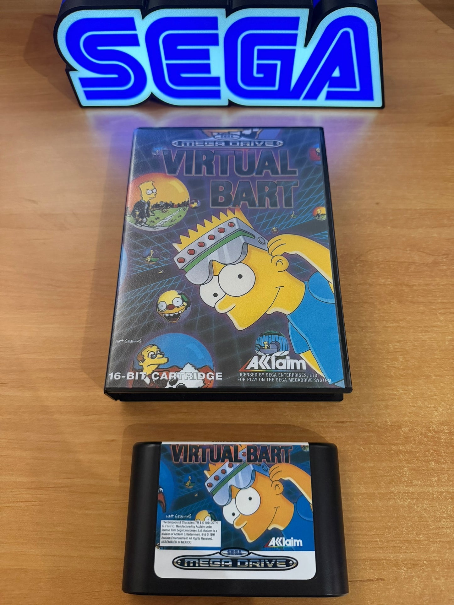 Sega Megadrive - Virtual Bart (Reproduction)