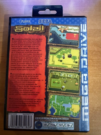Sega Megadrive - Soleil - intégralement en Français  (Reproduction)