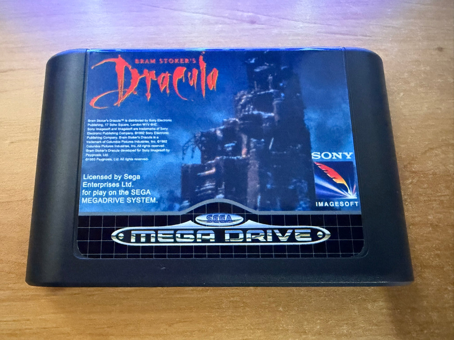 Sega Megadrive - Bram Stoker's Dracula (Reproduction)