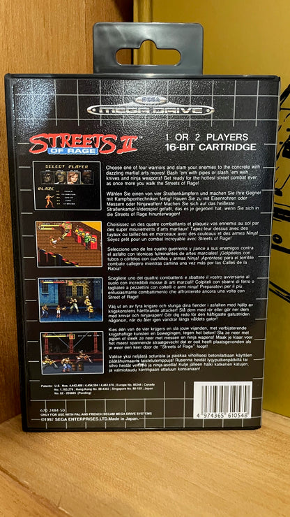Sega megadrive - Streets Of Rage 2 (reproduction)