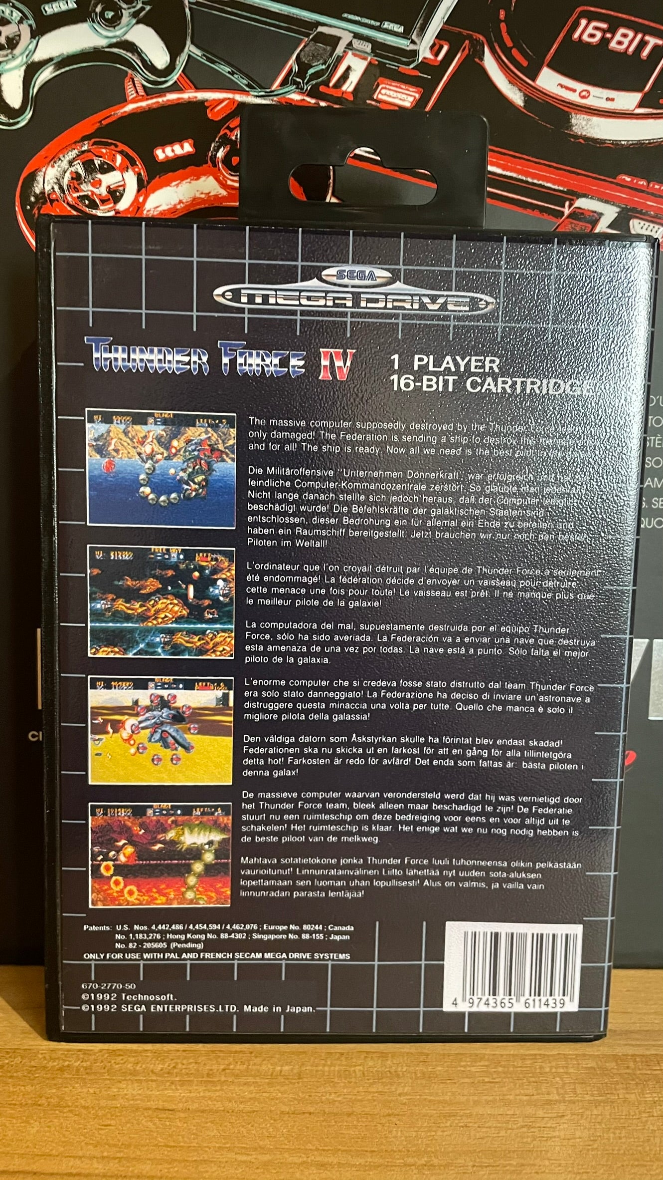 Sega Megadrive - ThunderForce IV  (Reproduction)