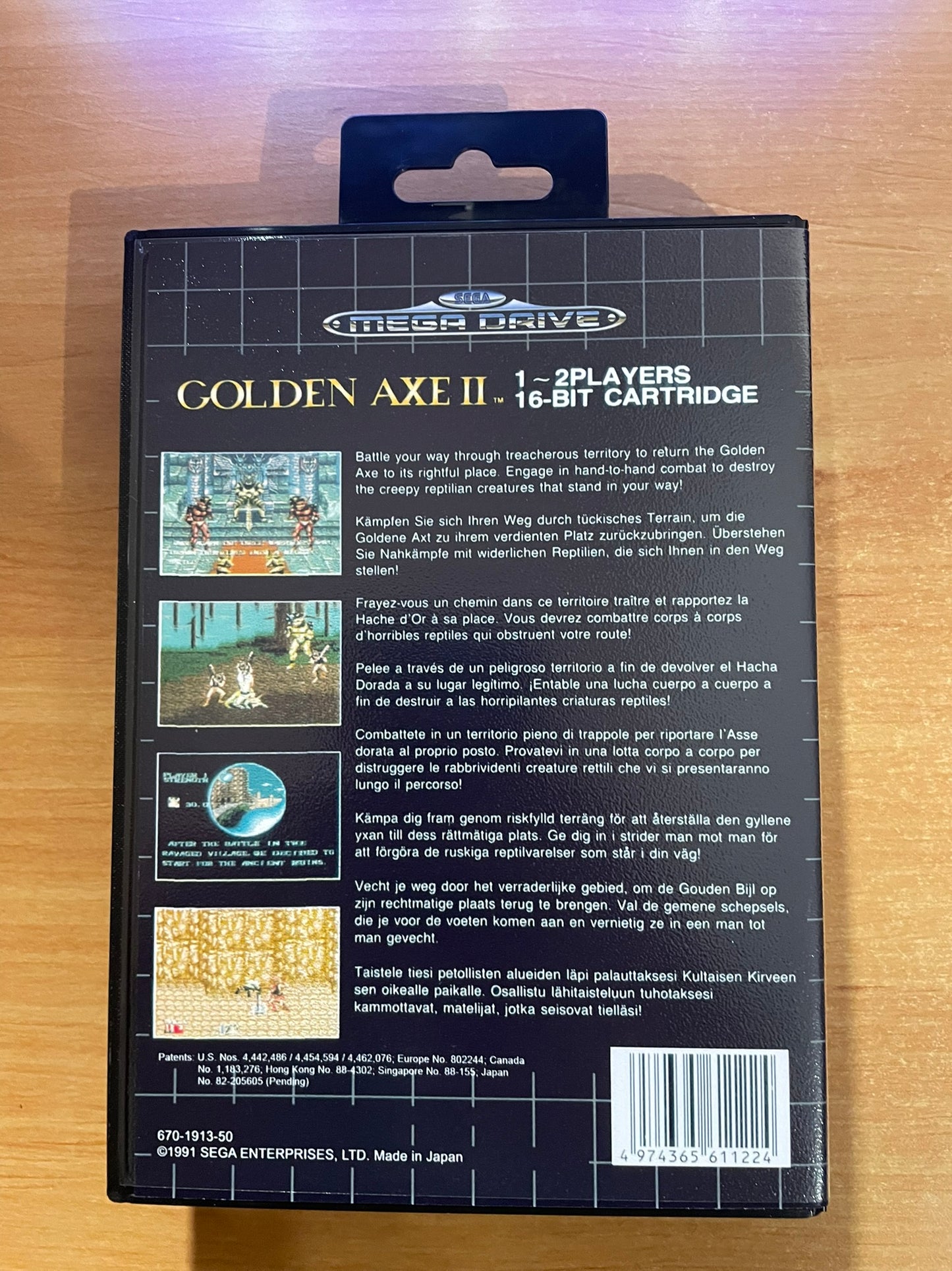 Sega Megadrive - Golden Axe 2 (Reproduction)