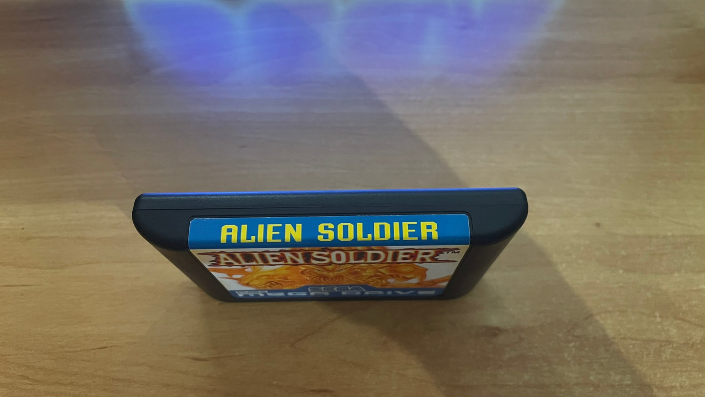 Sega Megadrive - Alien Soldier (Reproduction)