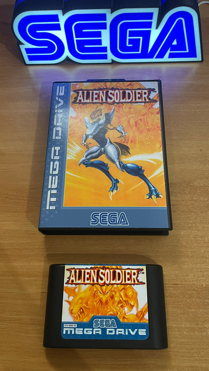 Sega Megadrive - Alien Soldier (Reproduction)