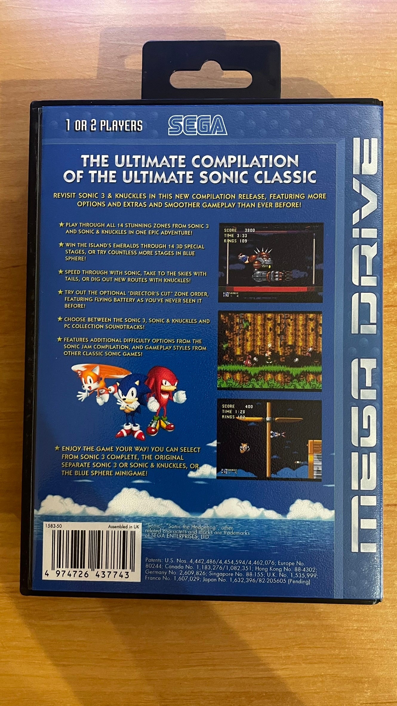 Sega Megadrive - Sonic 3 Complete (Reproduction) (Copie)