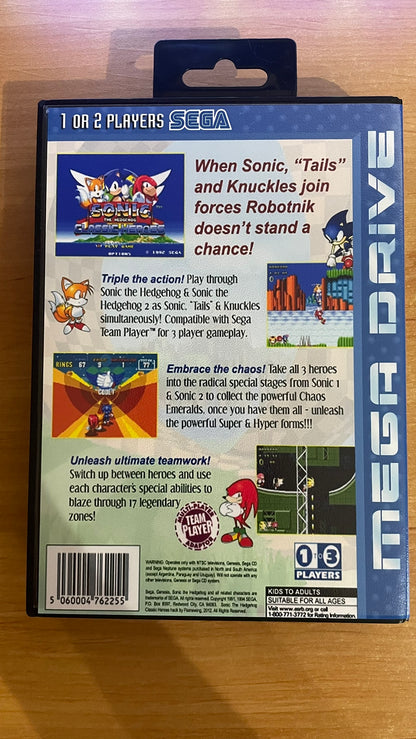 Sega Megadrive - Sonic Classic Heroes   (Reproduction)