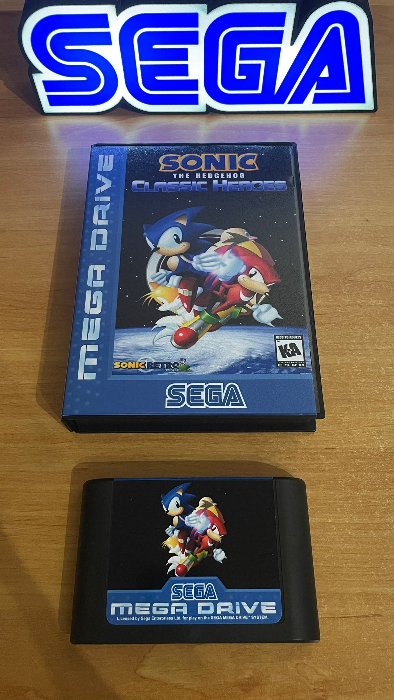 Sega Megadrive - Sonic Classic Heroes   (Reproduction)