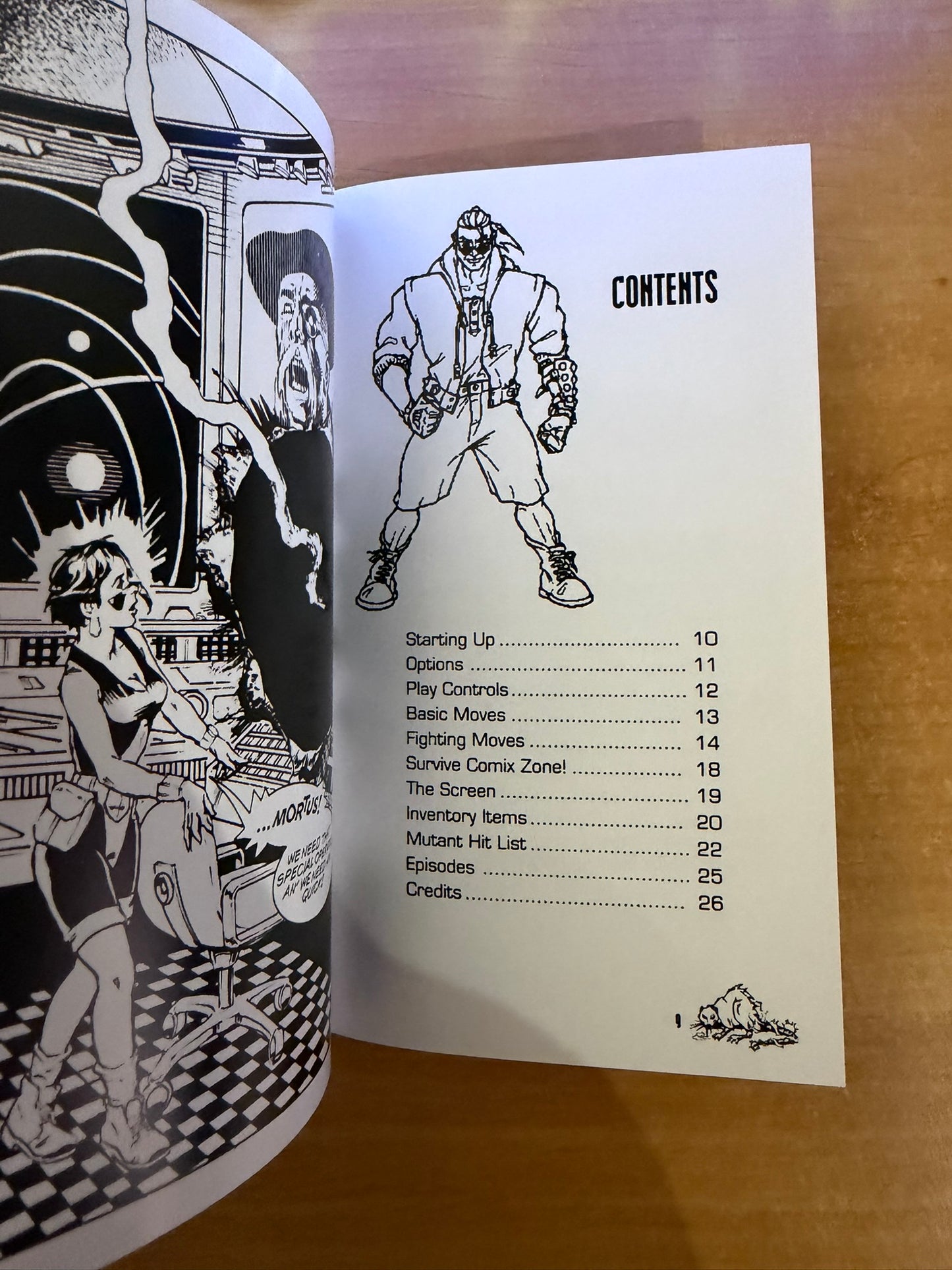 Sega Megadrive - Comix Zone - Complet (Reproduction)