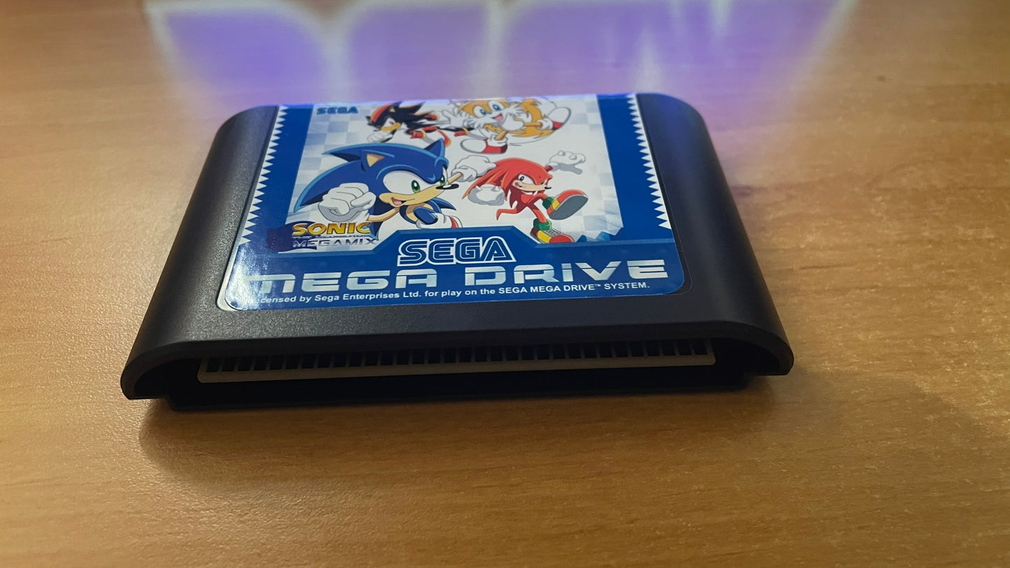 Sega Megadrive - Sonic Megamix   (Reproduction)