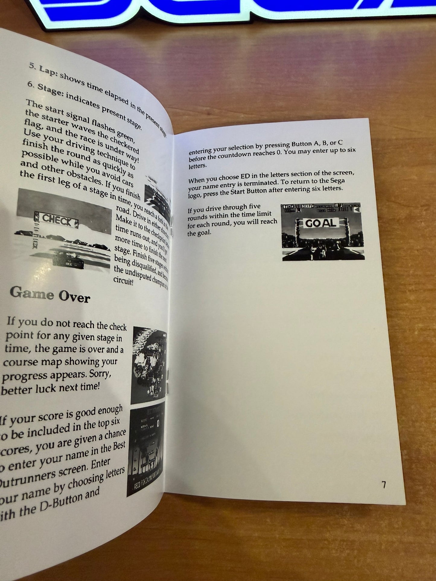 Sega Megadrive - Outrun - Complet (Reproduction)