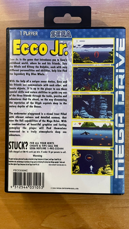 Sega Megadrive - Ecco Jr.  (Reproduction)