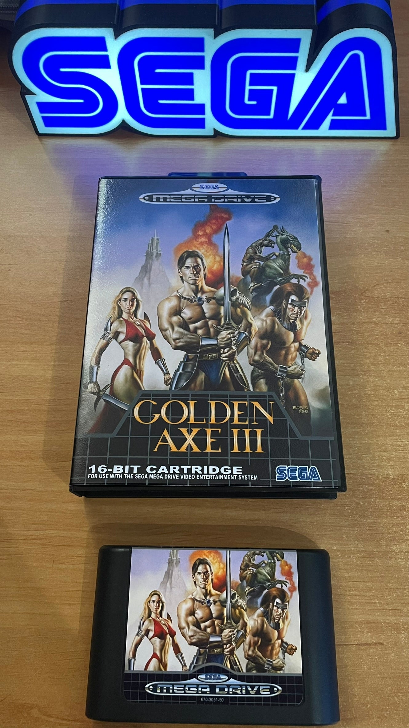 Sega Megadrive - Golden Axe III (Reproduction)