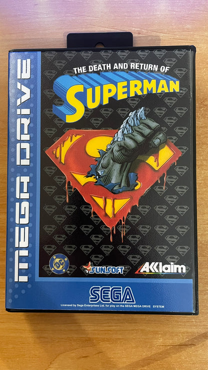 Sega Megadrive - The Death and Return of Superman (Reproduction)