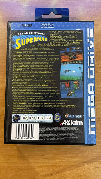 Sega Megadrive - The Death and Return of Superman (Reproduction)