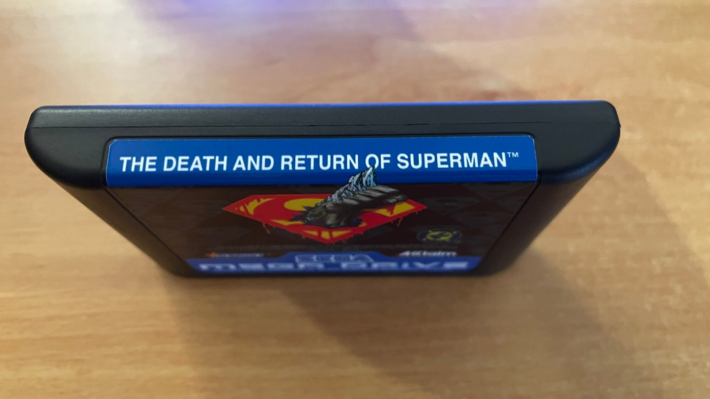 Sega Megadrive - The Death and Return of Superman (Reproduction)