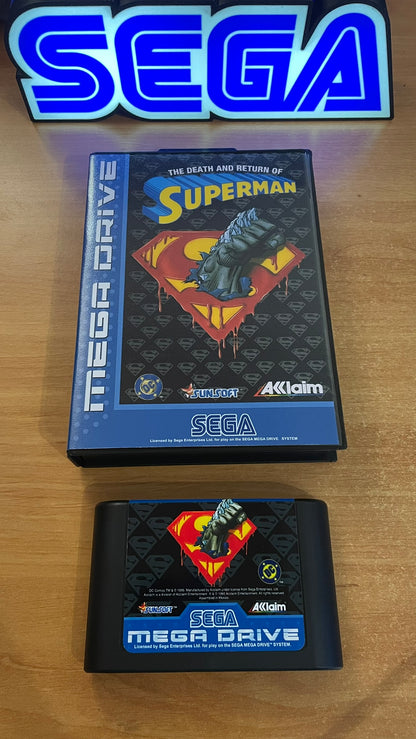 Sega Megadrive - The Death and Return of Superman (Reproduction)