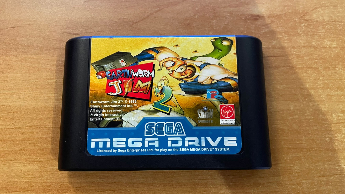 Sega Megadrive - Earthworm Jim 2 (Reproduction)