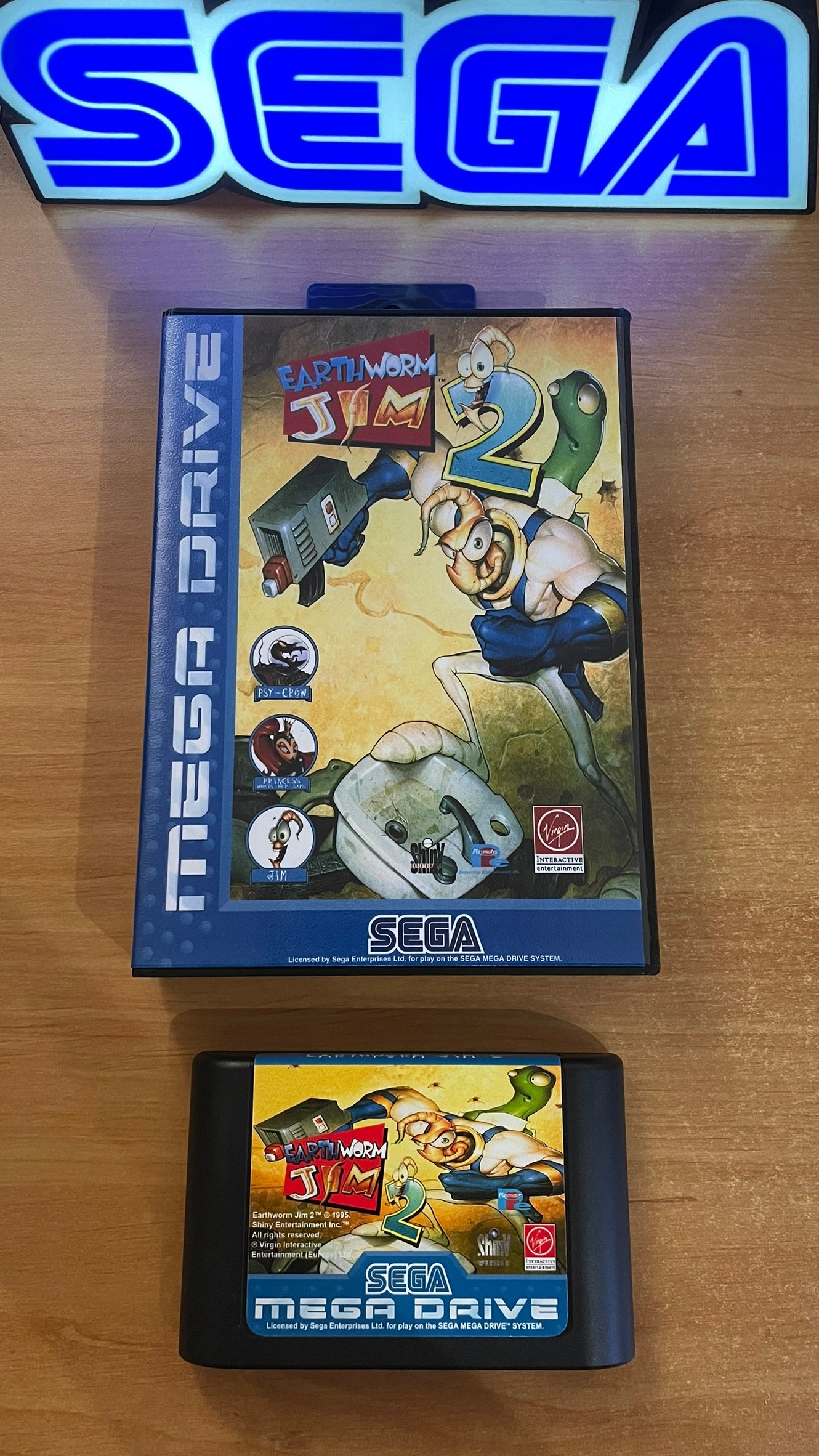Sega Megadrive - Earthworm Jim 2 (Reproduction)