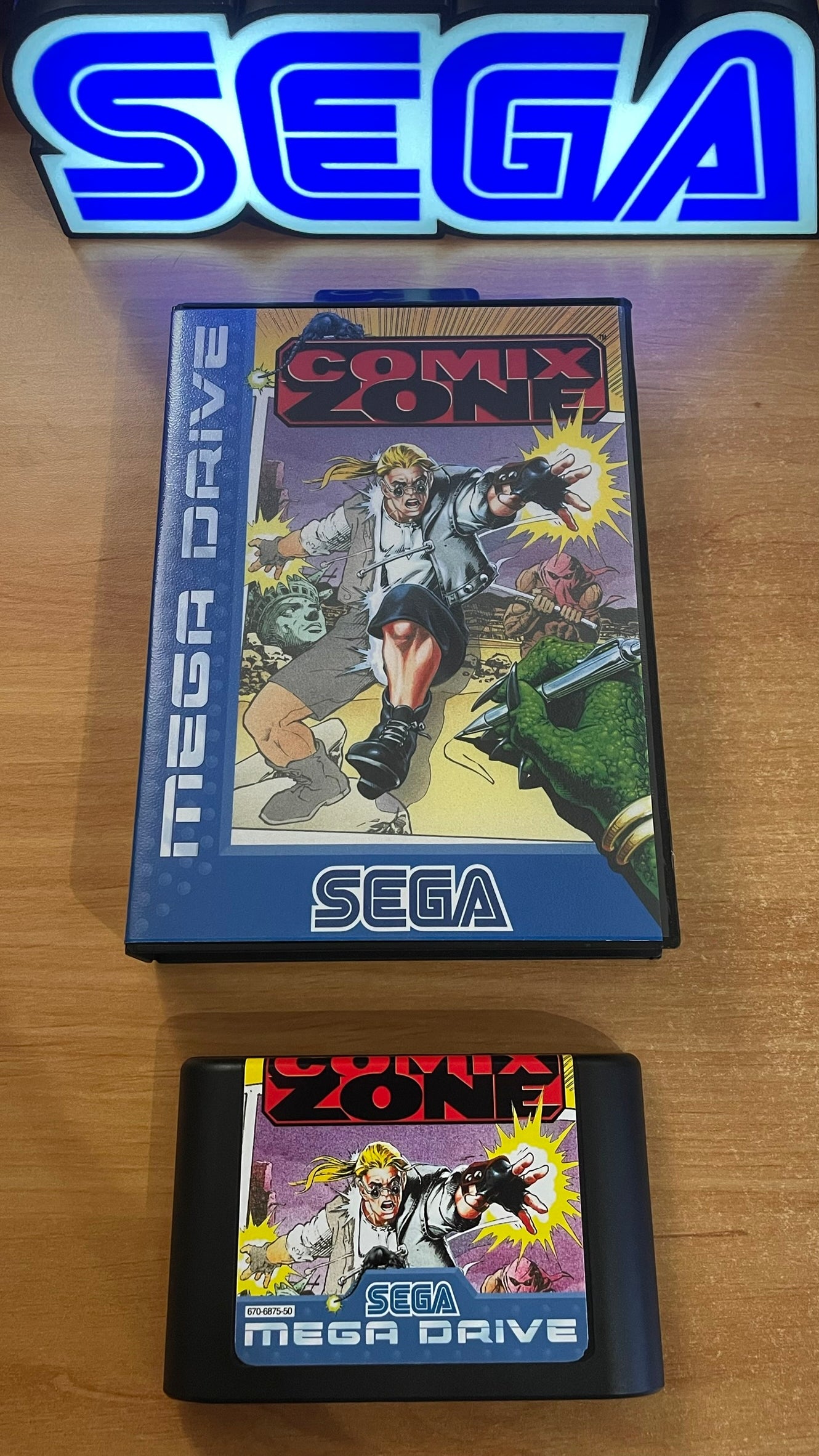 Sega Megadrive - Comix Zone (Reproduction)