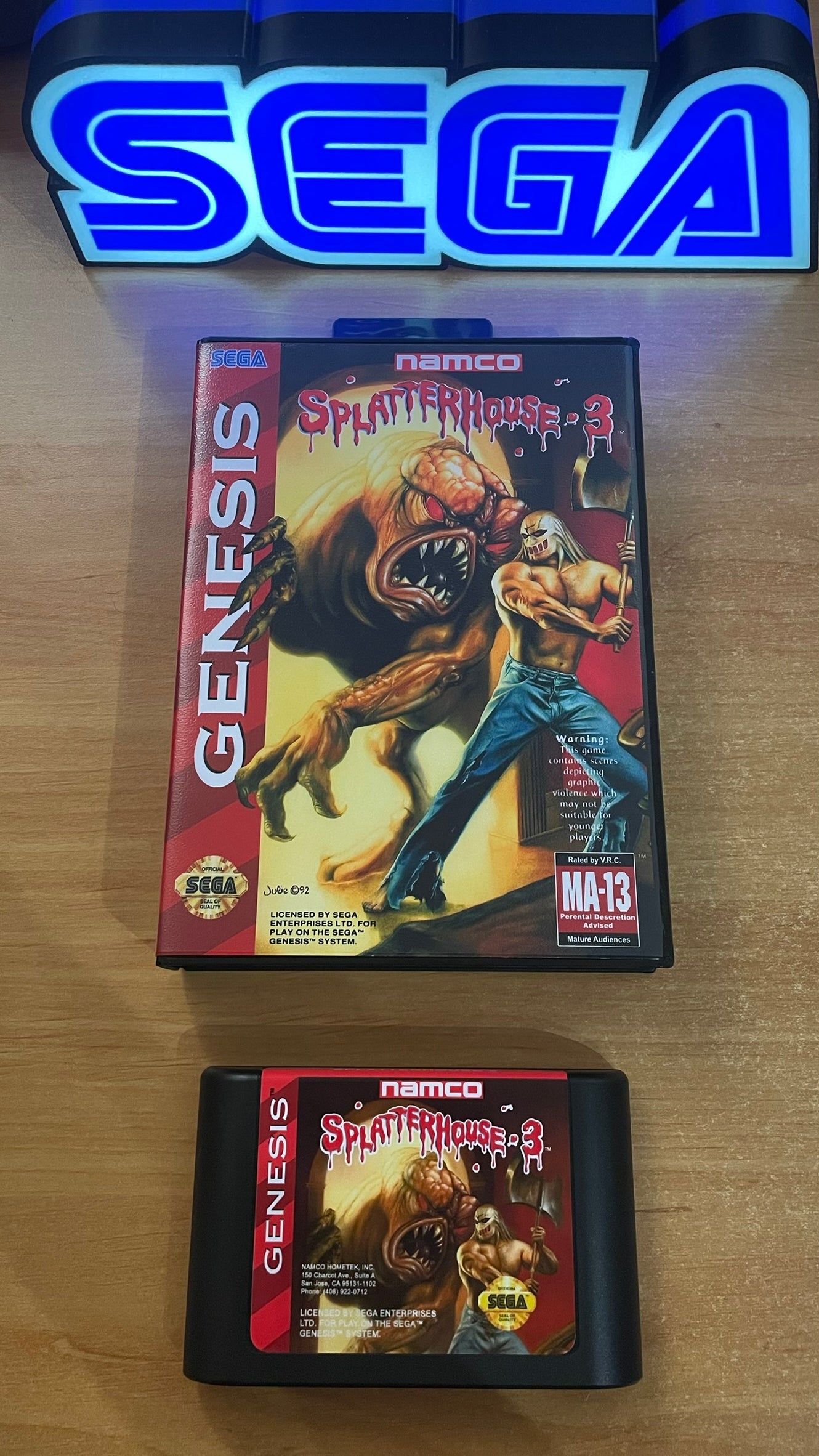 Sega Megadrive - Splatterhouse 3  (Reproduction)