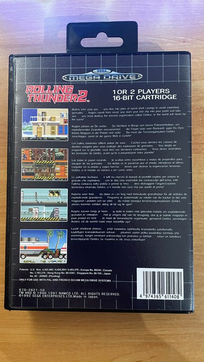 Sega Megadrive - Rolling Thunder 2 (Reproduction)