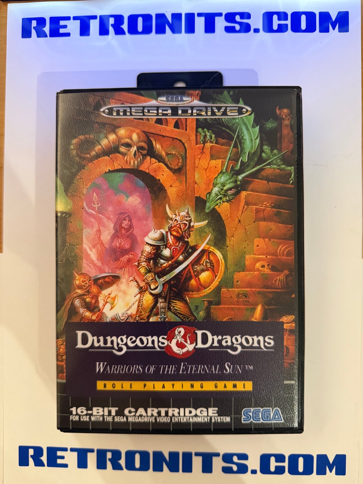 Sega Megadrive - D&D Warriors of the Eternal Sun (Reproduction)