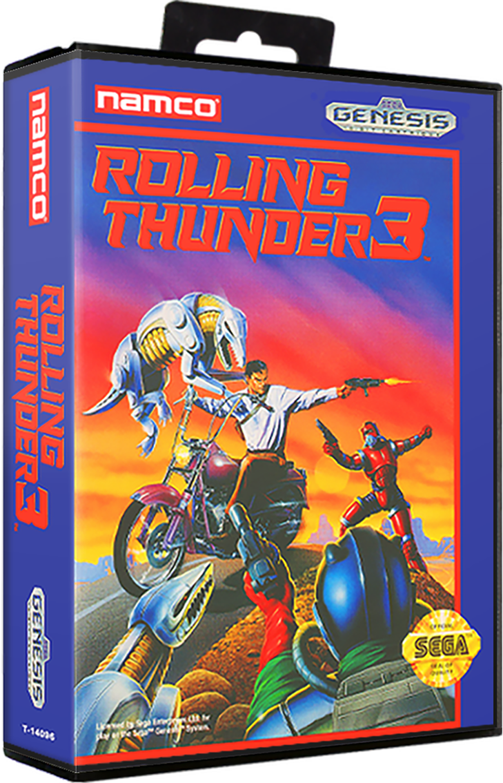 Sega Megadrive - Rolling Thunder 3 (Reproduction)