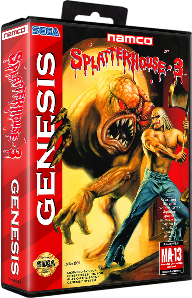 Sega Megadrive - Splatterhouse 3  (Reproduction)