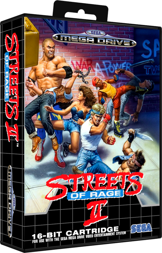Sega megadrive - Streets Of Rage 2 (reproduction)