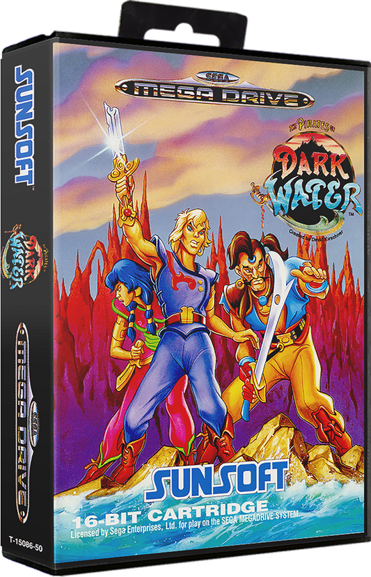 Sega MegaDrive - The Pirates of Dark Water (Reproduction)