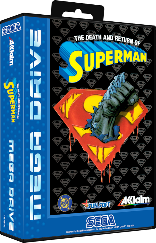 Sega Megadrive - The Death and Return of Superman (Reproduction)
