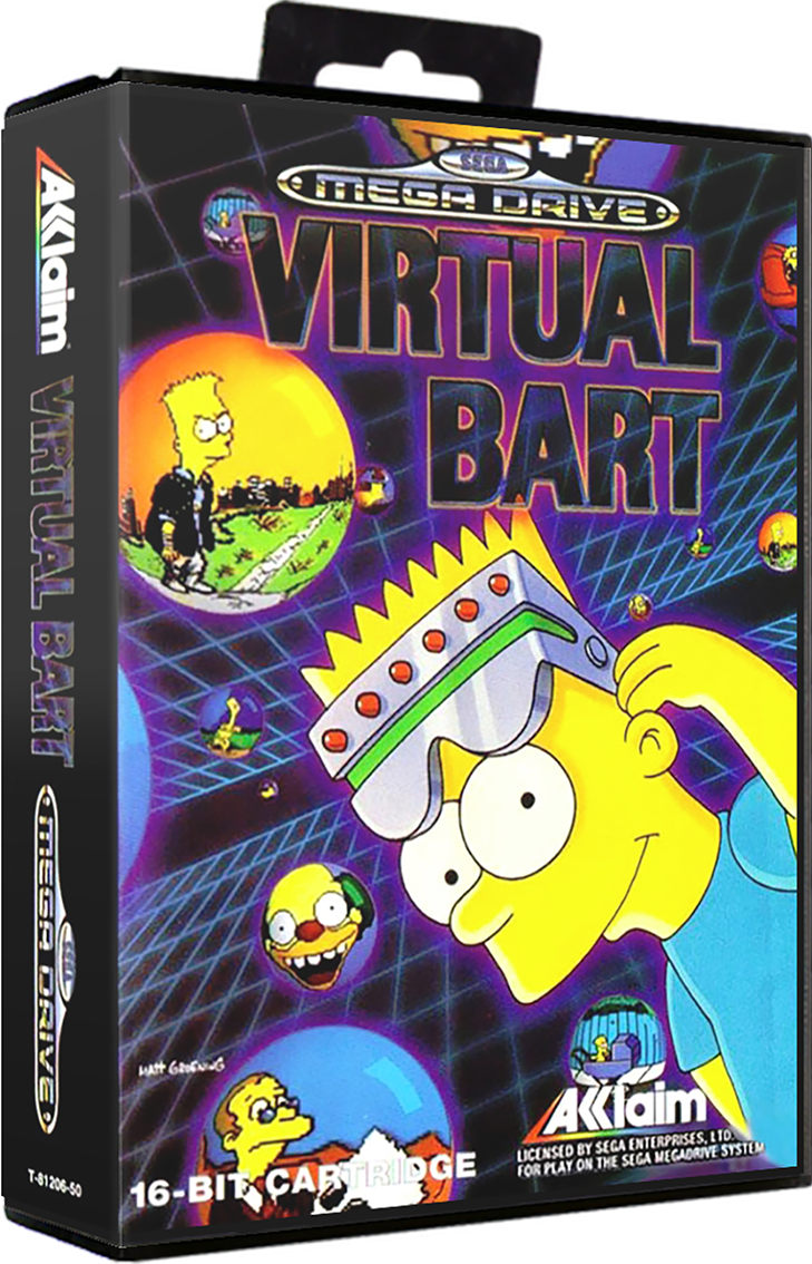 Sega Megadrive - Virtual Bart (Reproduction)