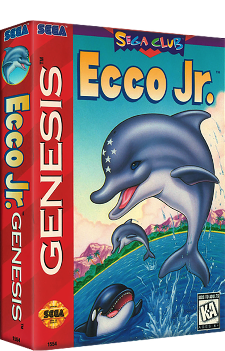 Sega Megadrive - Ecco Jr.  (Reproduction)