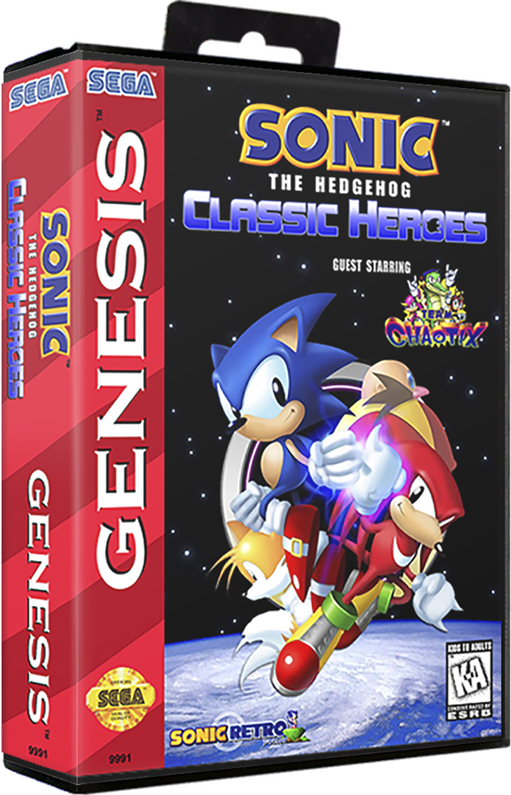 Sega Megadrive - Sonic Classic Heroes   (Reproduction)